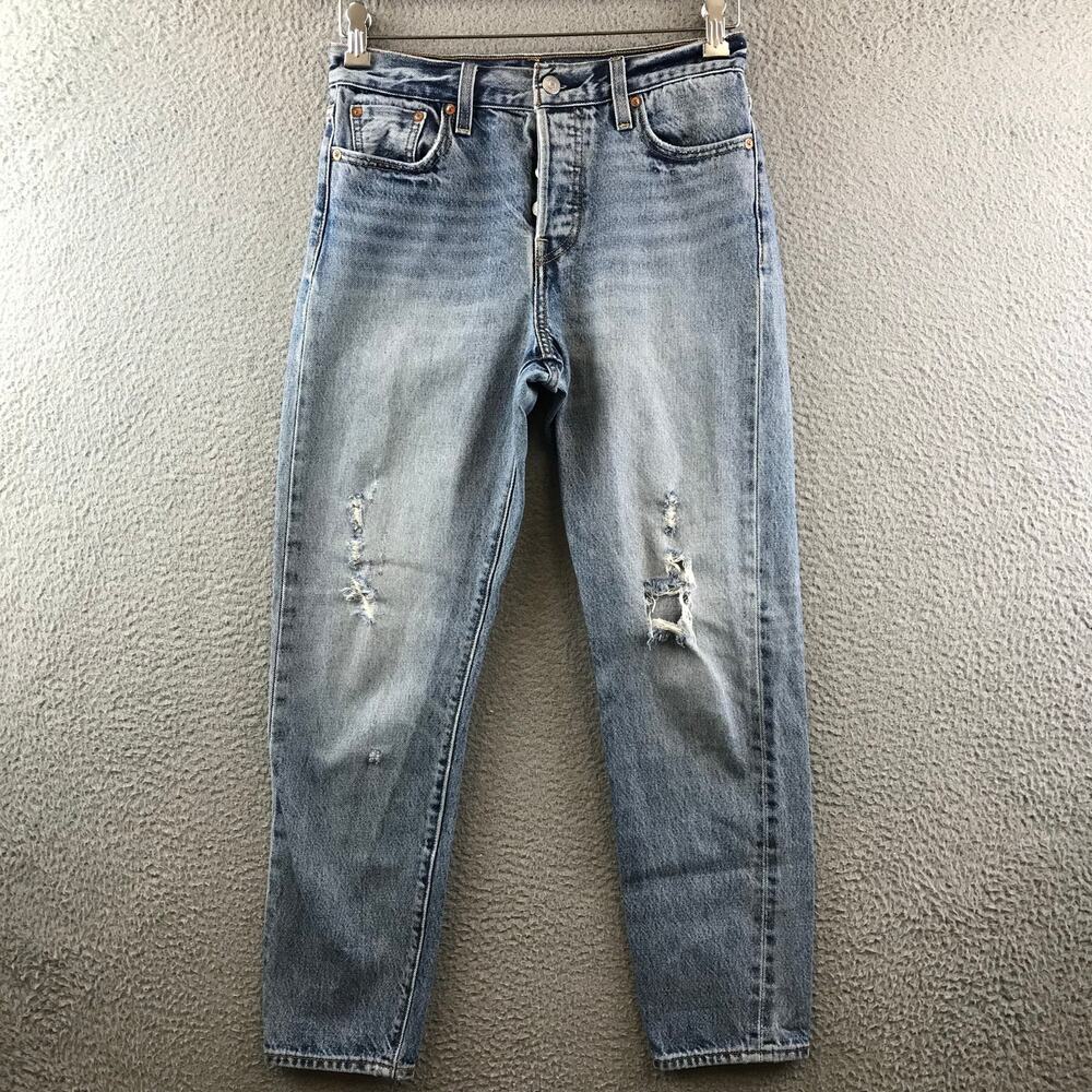Levi's White Oak Cone Denim Jeans Womens Sz 26  Button Fly